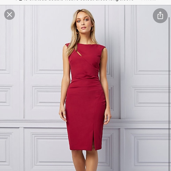 Le chateau cutout long sleeve cocktail dress - Picture 3 of 4